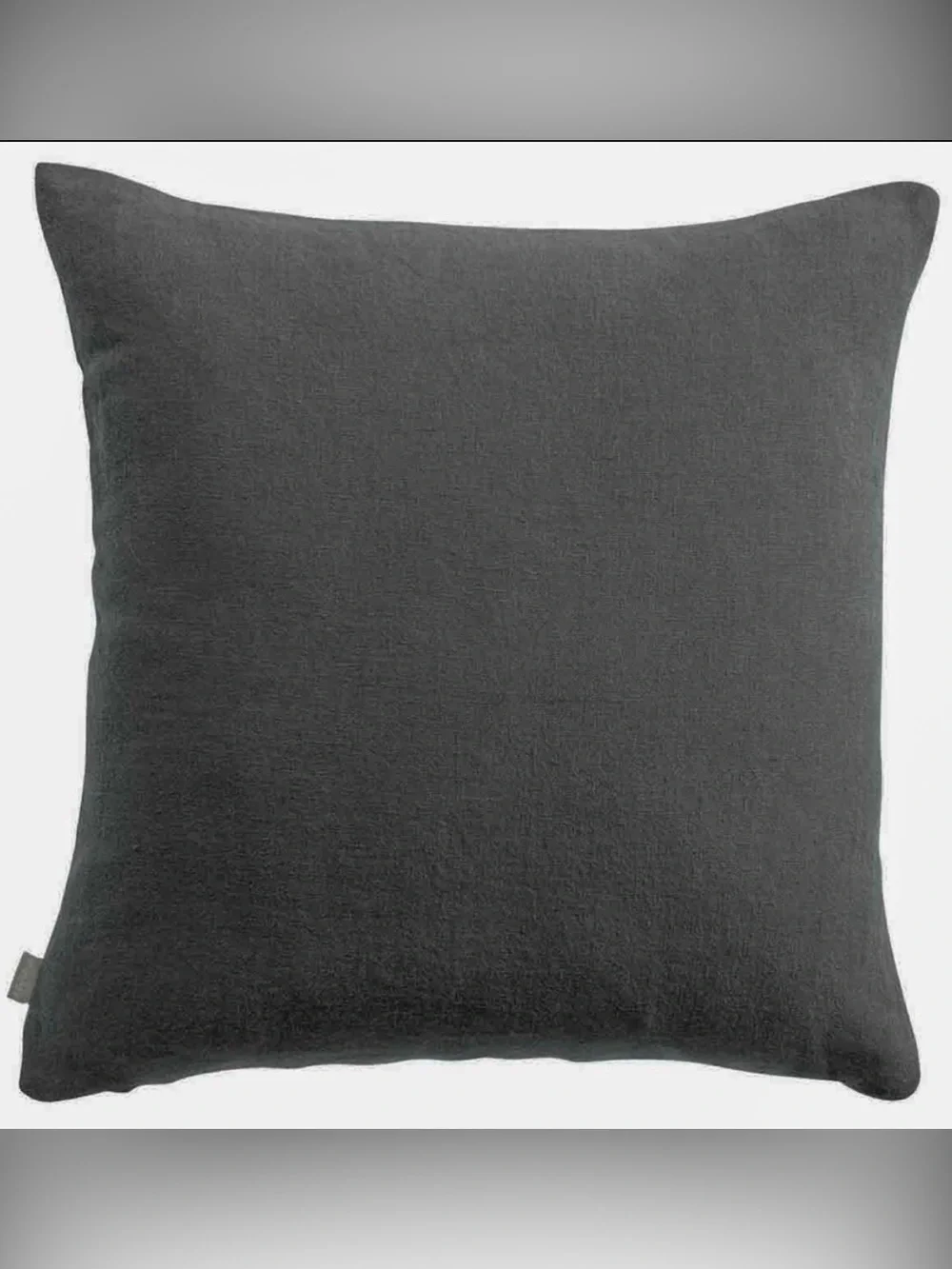 New HAOMY Figari European Flax Linen Cotton Pillow Sham Cover Gray Blue 20